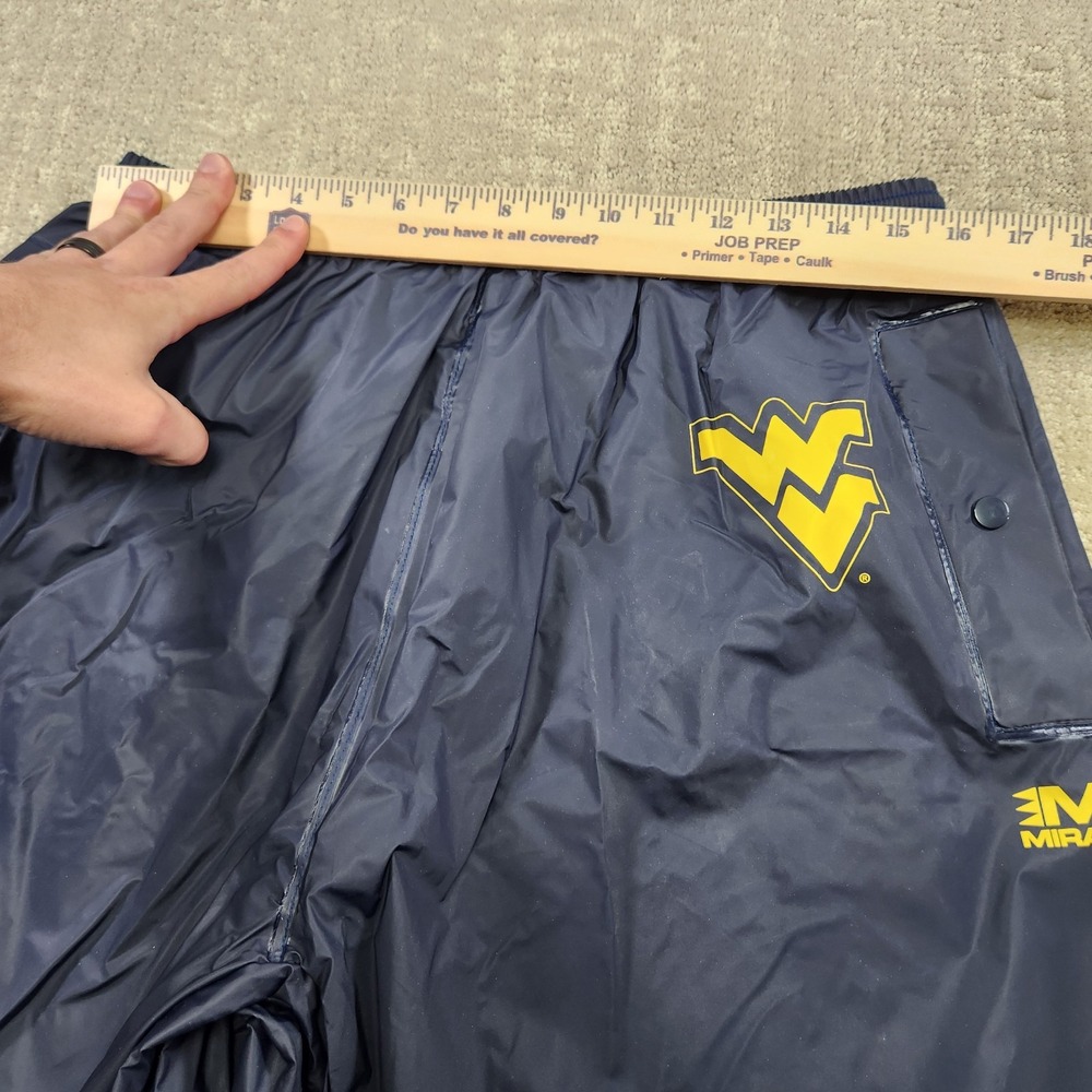 WVU Mountaineers Rain Pants Men XL Mirage Pvc Blue Waterproof Golf NCAA - Picture 4 of 8